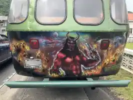 Painted bus