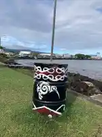 Painted barrel weight Painted barrel weight