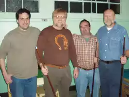 A goodbye pool tournament