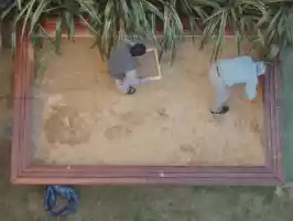 The janitors at work the next day
