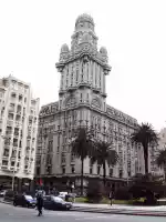 Eclectic palace of salvo in Montevideo