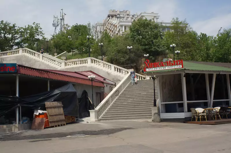 Odessa has many staircases