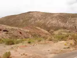 On the road in the Andes