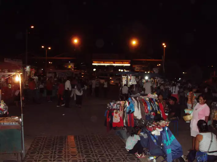 Night market in Santa Cruz