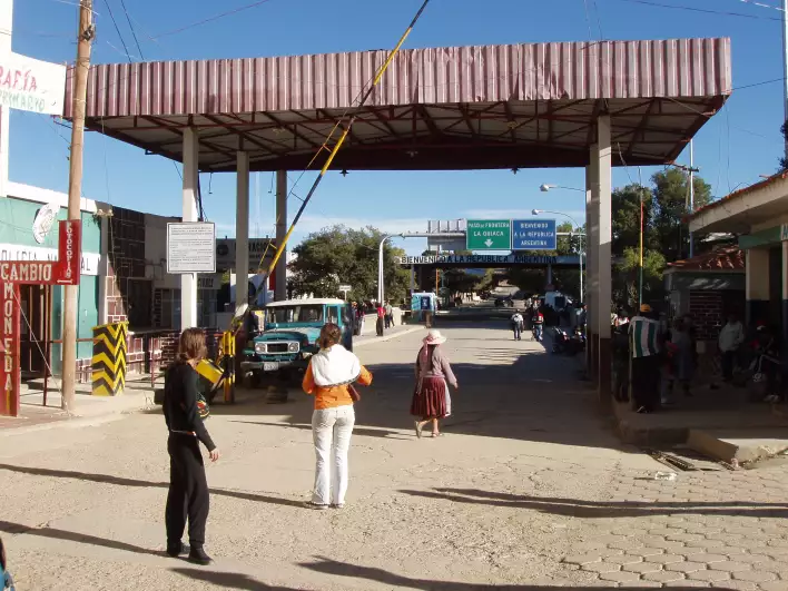 The notorious Bolivian-Argentinian border for drug trafficking