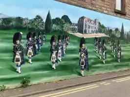 History lives in graffitis, e.g. Culloden Moor battle