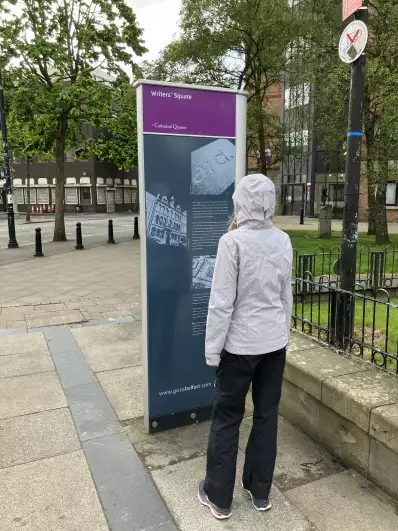 Former writer in Writers Square, Belfast