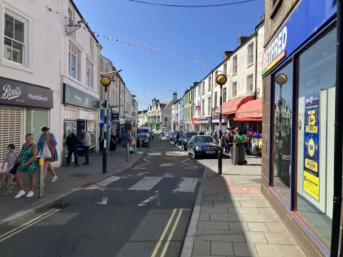 Holyhead market street
