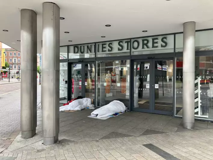 Homeless in Belfast