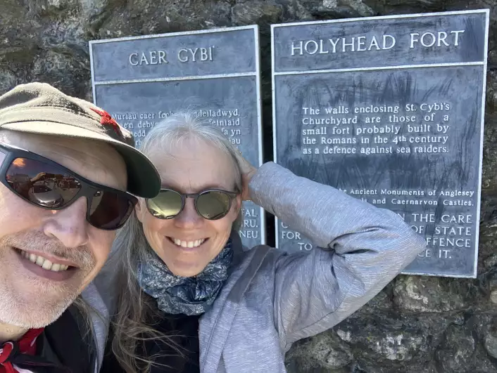 The Holyhead church was well hidden but we found it