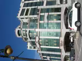 A fancy business building