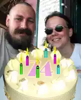 Here is some virtual birthday cake for you