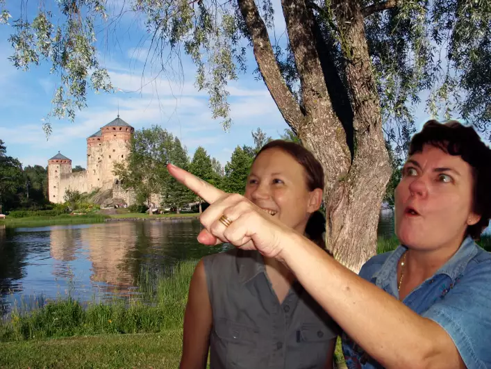 That castle looked just like Savonlinna castle in Finland