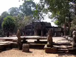 Cambodia, Siem Reap: Virtual Angkor, Temple Banteay Kdei
