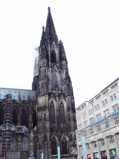 which means in English that I have seen the Cathedral of Cologne, Germany