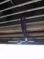 Ordinary train - Window did not lock and sand blasted in, so we needed a quick fix