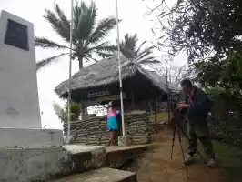 Filming at the Panamanian-Colombian border