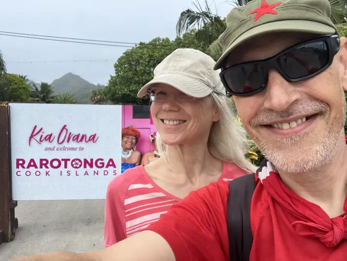 Kia orana is welcome in MÄori language