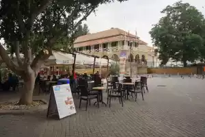 North Nicosia was rather empty compared to the South part of the city