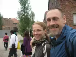 Half an hour was enough for walking around Birkenau and the same for Auschwitz