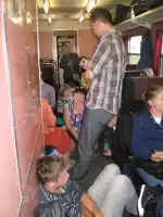 In the train from Warsaw to Krakow