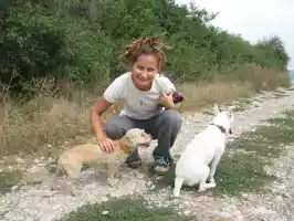 Janka with Shiva and Jessie (right)