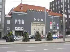 A grey house