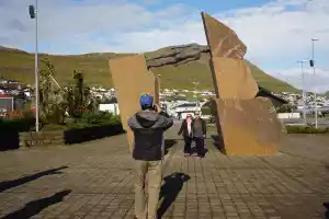 A sight in Klaksvik, Faroe Islands