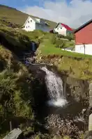 Lots of streams everywhere in Faroe Islands