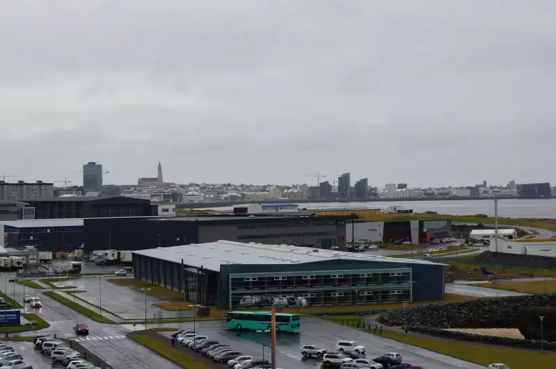The weather was depressing on our visit to Reykjavik, Iceland