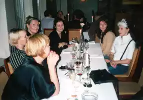 At a fancy restaurant At a fancy restaurant