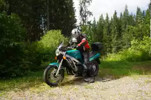 Antti goes motorcycling