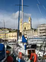 The old port of Bastia in Corsica