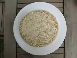 A nice piece of cheese de fermier, weighs more than one kilo