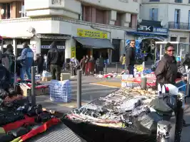 Street bazaar in Marseille