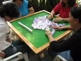 The Chinese play mahjong for money, but its not gambling