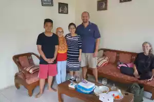 Joni and Dian, and Dians mother and son