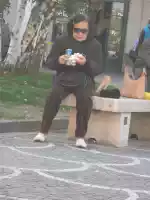An Asian woman