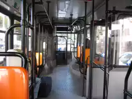 A methane-fuelled bus