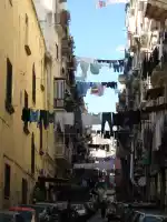 Laundry drying in Naples