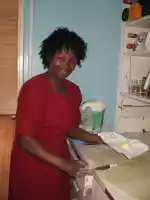 Doing cinnamon rolls (korvapuustit) with Agnes in Westlands, Nairobi, Kenya