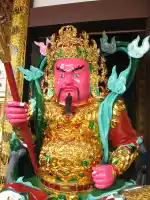 Scary temple guardian