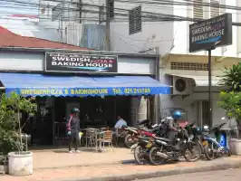 Swedish pizza in Vientiane, Laos
