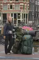 Our brand new Savotta backpacks survived the flight from Helsinki to Amsterdam without any problems