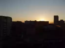 Sunrise in Ulaanbatar Sunrise in Ulaanbatar