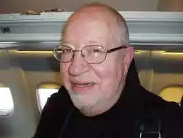 He accompanied us on the plane