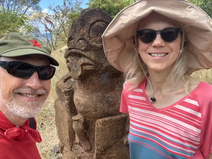 Fertility god in the middle