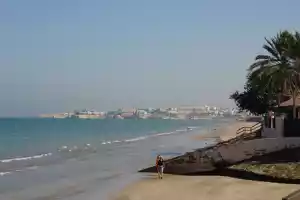The beach in Muscat