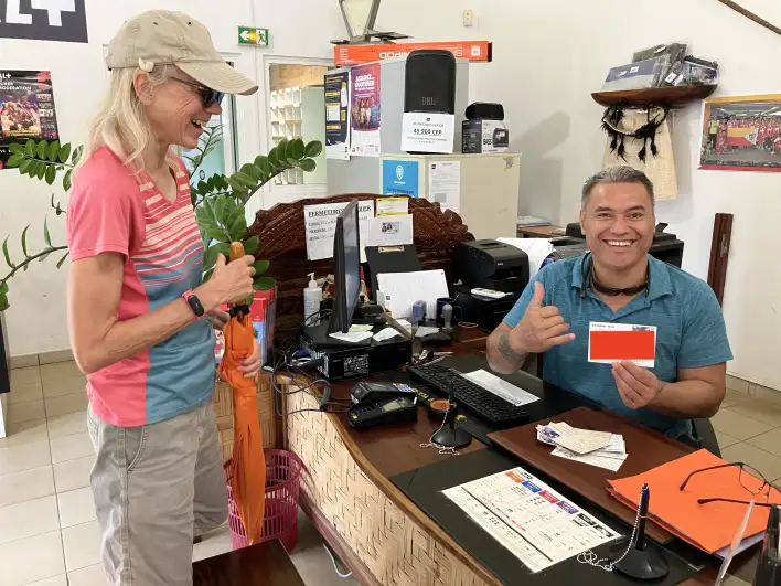 Marquesas Islands, Nuku Hiva, Taiohae post officer