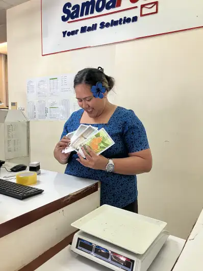 Samoa, Apia mailing postcards